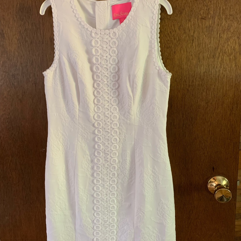 EEEUC Lilly Pulitzer white shift size 2 - worn once!